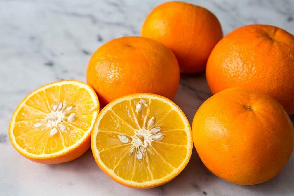 A kémiai diéta menü zsírégető citrusféléket tartalmaz