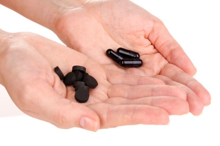 Aktív szén a fogyáshoz tablettákban és kapszulákban