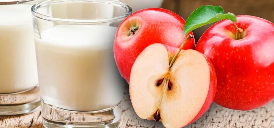 Kefir-almás étrend