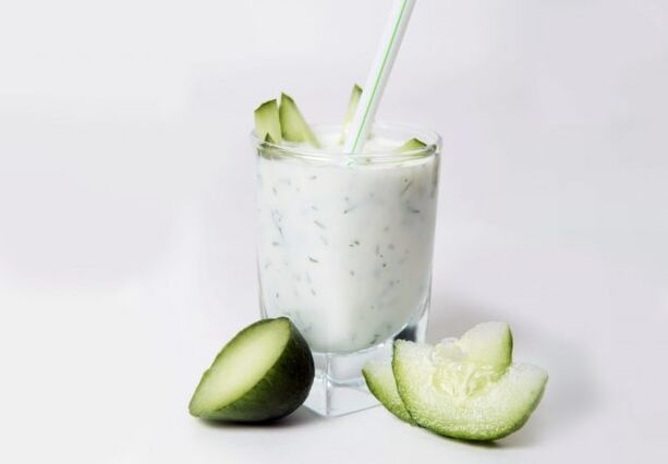 Uborka-kefir diéta