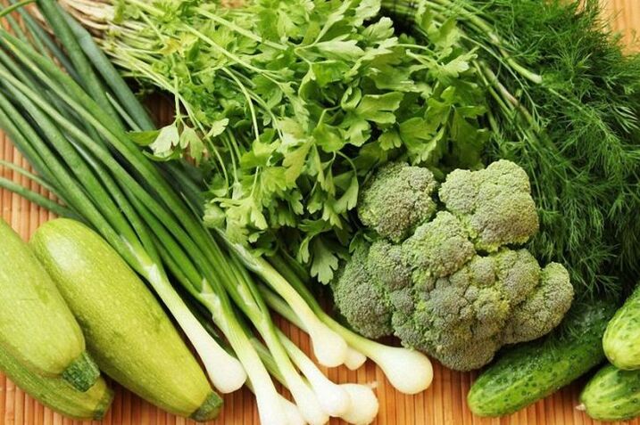 zöldségek és gyógynövények hipoallergén diétához