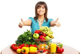 gyümölcsök és zöldségek a megfelelő táplálkozás és a fogyás érdekében